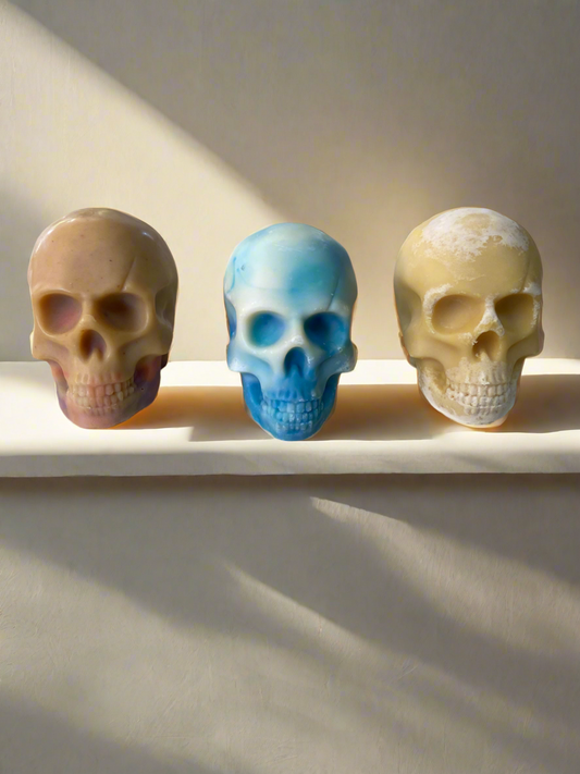 Tallow Soap Skulls with Essential Oils