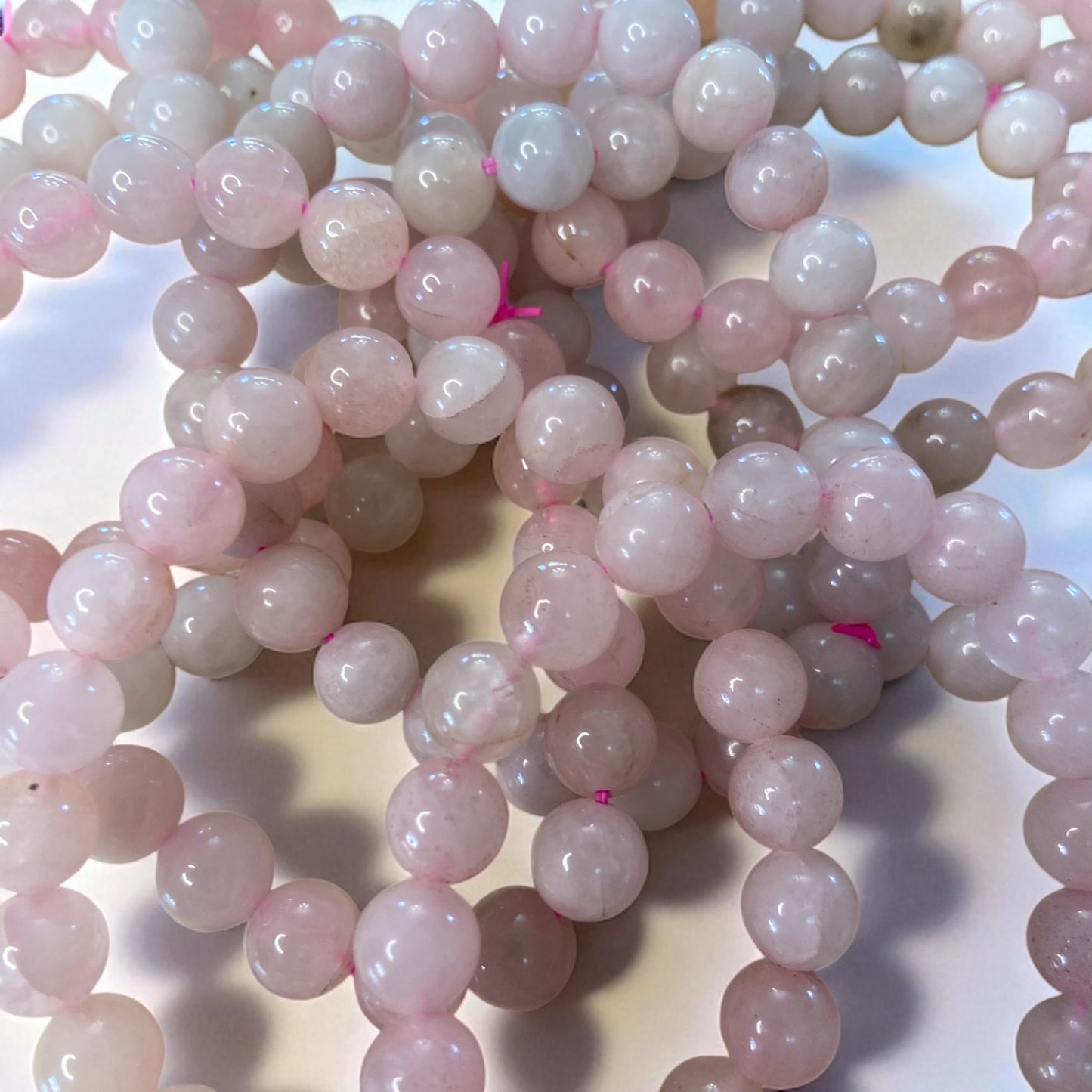 Rose Quartz Beaded Bracelet – Love, Healing & Heart Energy (House x Bouse, Gift)