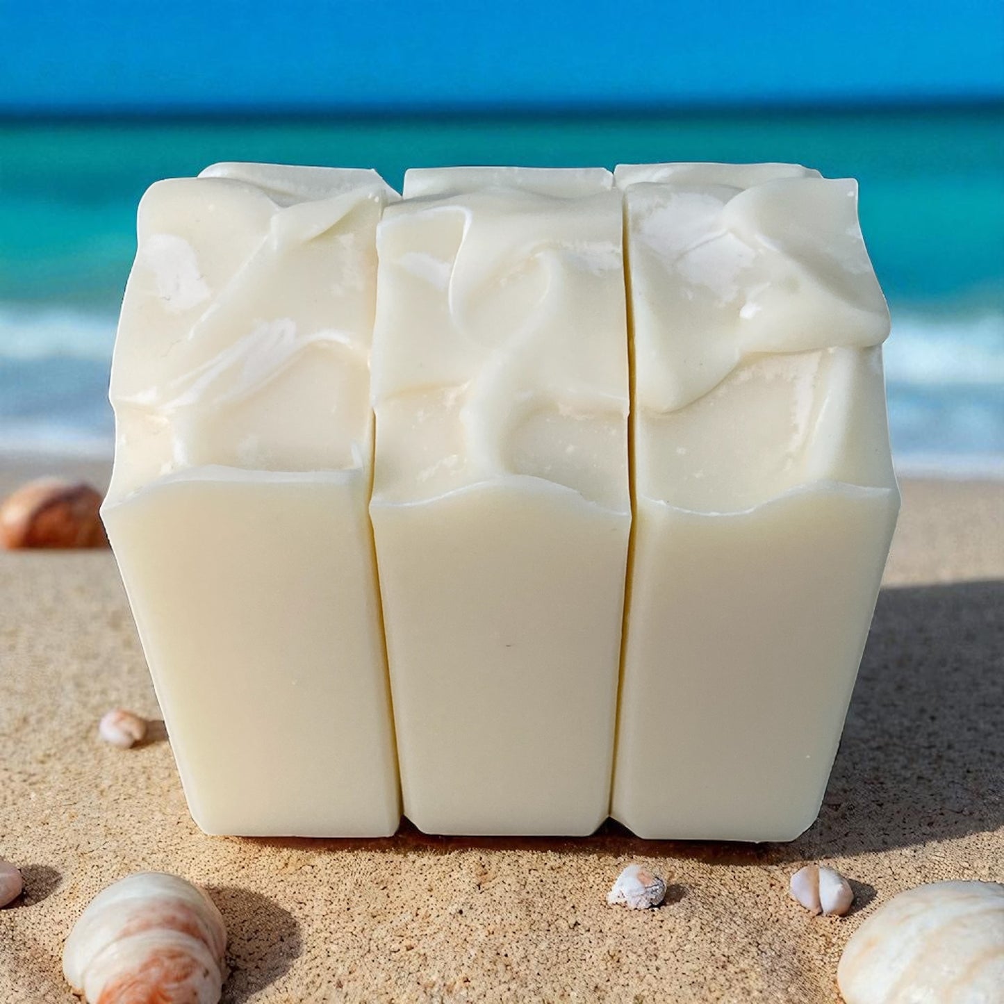 Ocean Salt Water & Tallow Soap with an Essential Oil Blend (Anise, Mint, Lavender, Geranium)