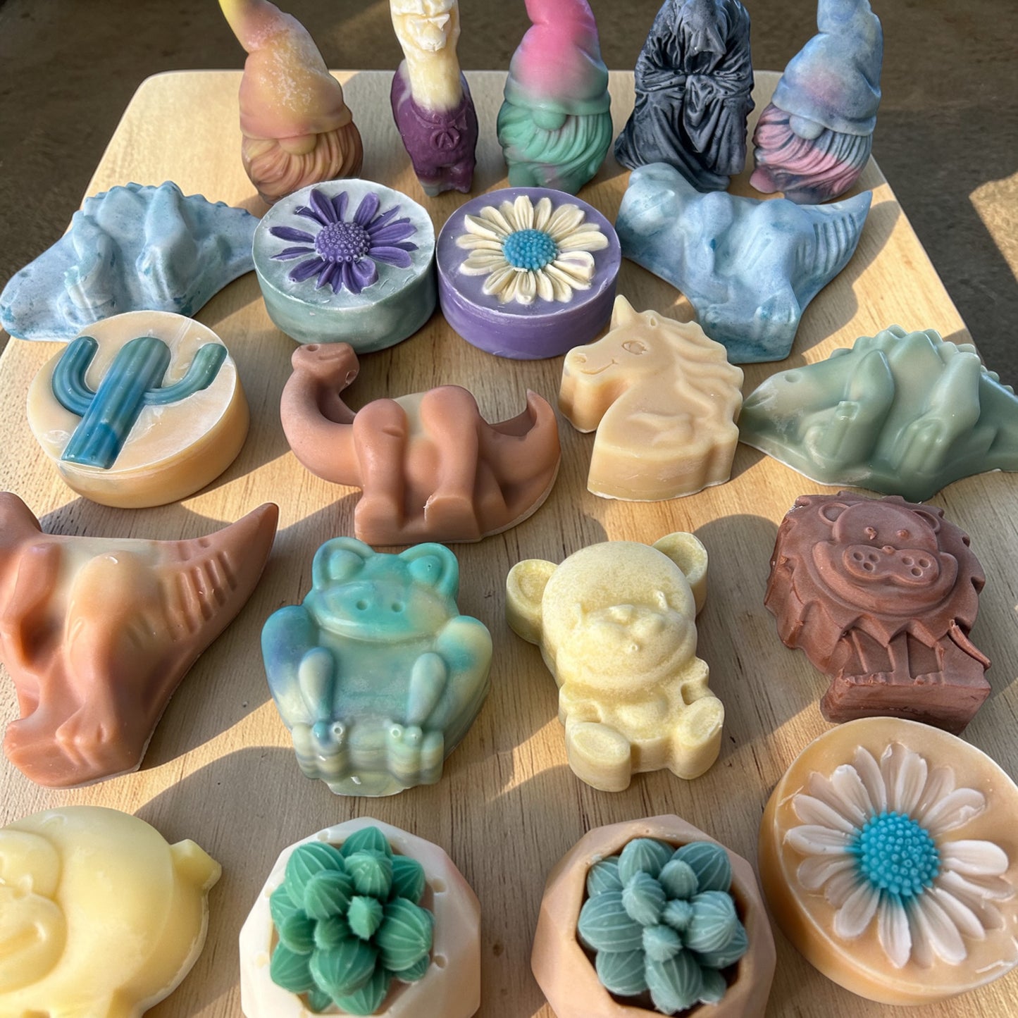 Mystery Mini Soap Set Of 5 Guest Size Soaps made with Essential Oils Great for Guests, Kids, Gifts
