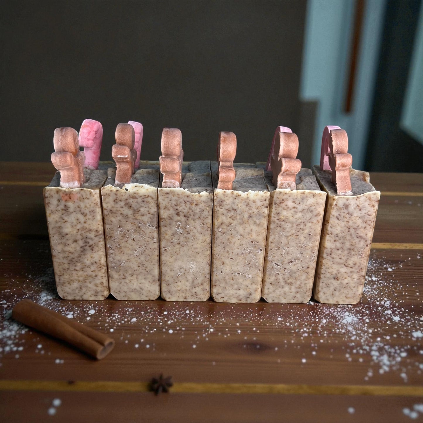 Gingerbread Soap Tallow Soap with Colloidal Oats, Milk, and Organic Honey with Essential Oils