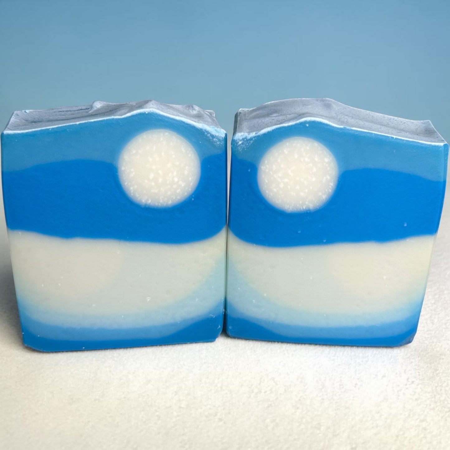 Moon Rising – Natural Sage Rosemary Tea Tree Soap | Handmade Cold Process Tallow Soap Bar with Essential Oils