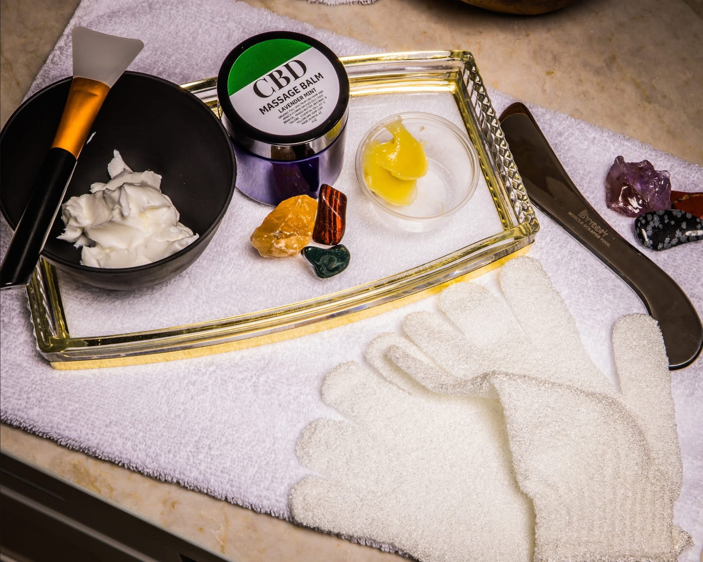 CBD & Arnica Herbal Infused Balm Skincare for Massage Therapy