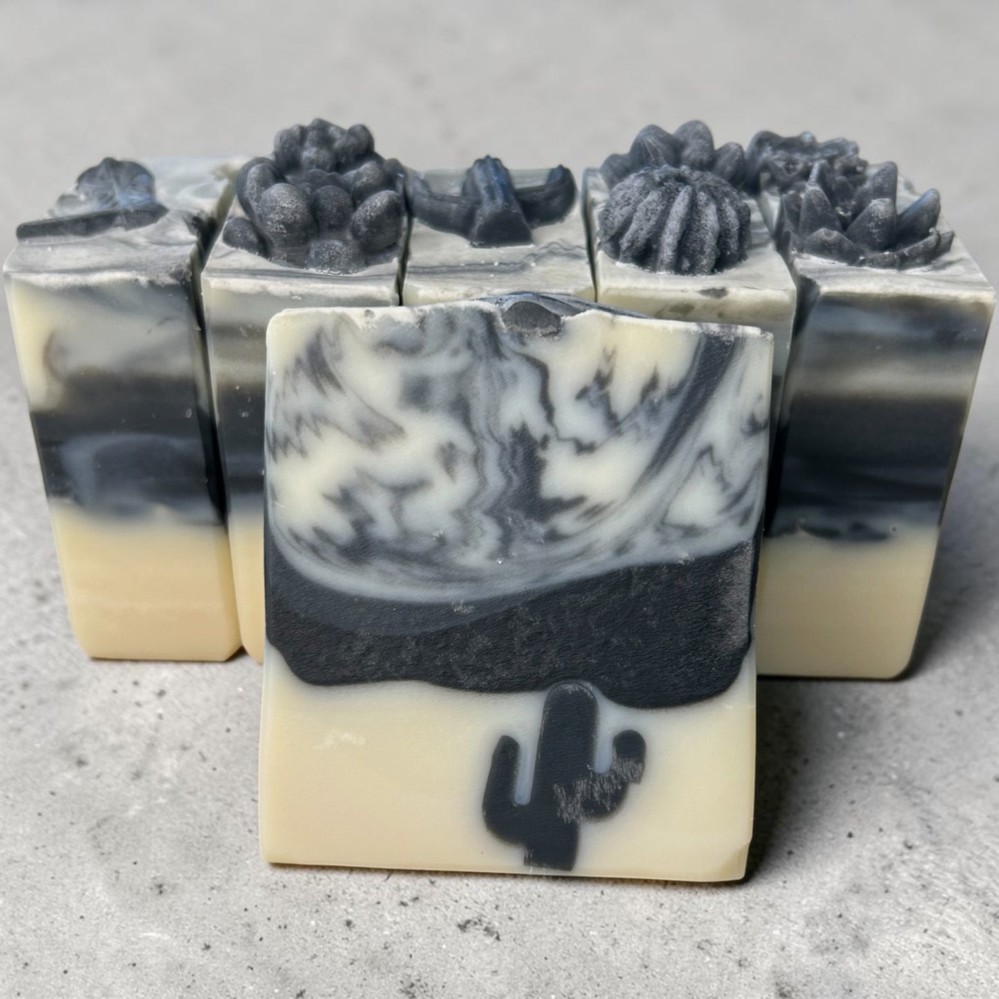 Midnight Mesa Activated Charcoal Soap | Lavender, Cedarwood & Frankincense | Yellow Lark Soap Co.