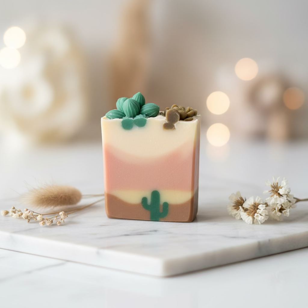Blushing Mesa | Lavender Lemongrass Tallow Soap