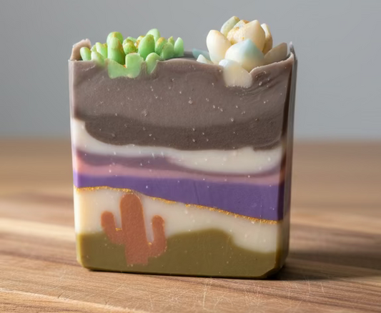 Copper Cactus Arizona Themed Tallow Soap with Essential Oils