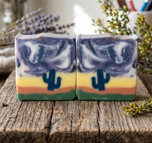 Stormy Desert Lavender & Patchouli Tallow Soap