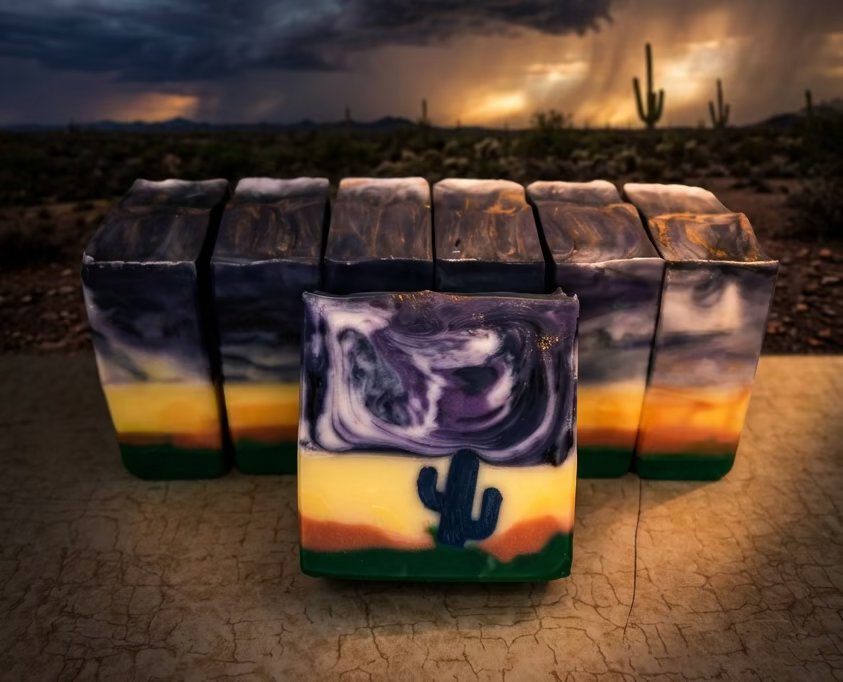Stormy Desert Lavender & Patchouli Tallow Soap