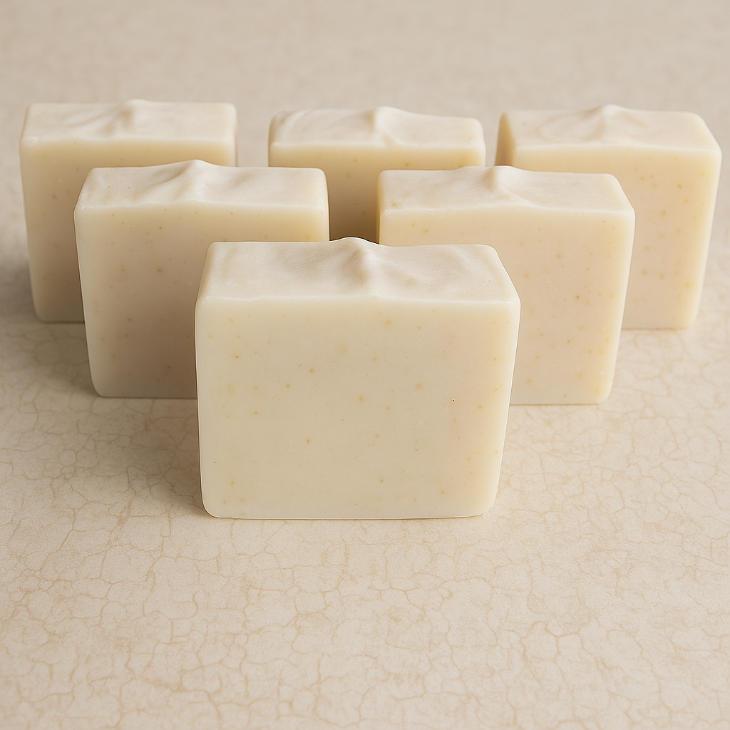 Marshmallow Root Infused All Natural Tallow Soap with a light Essential Oil Blend
