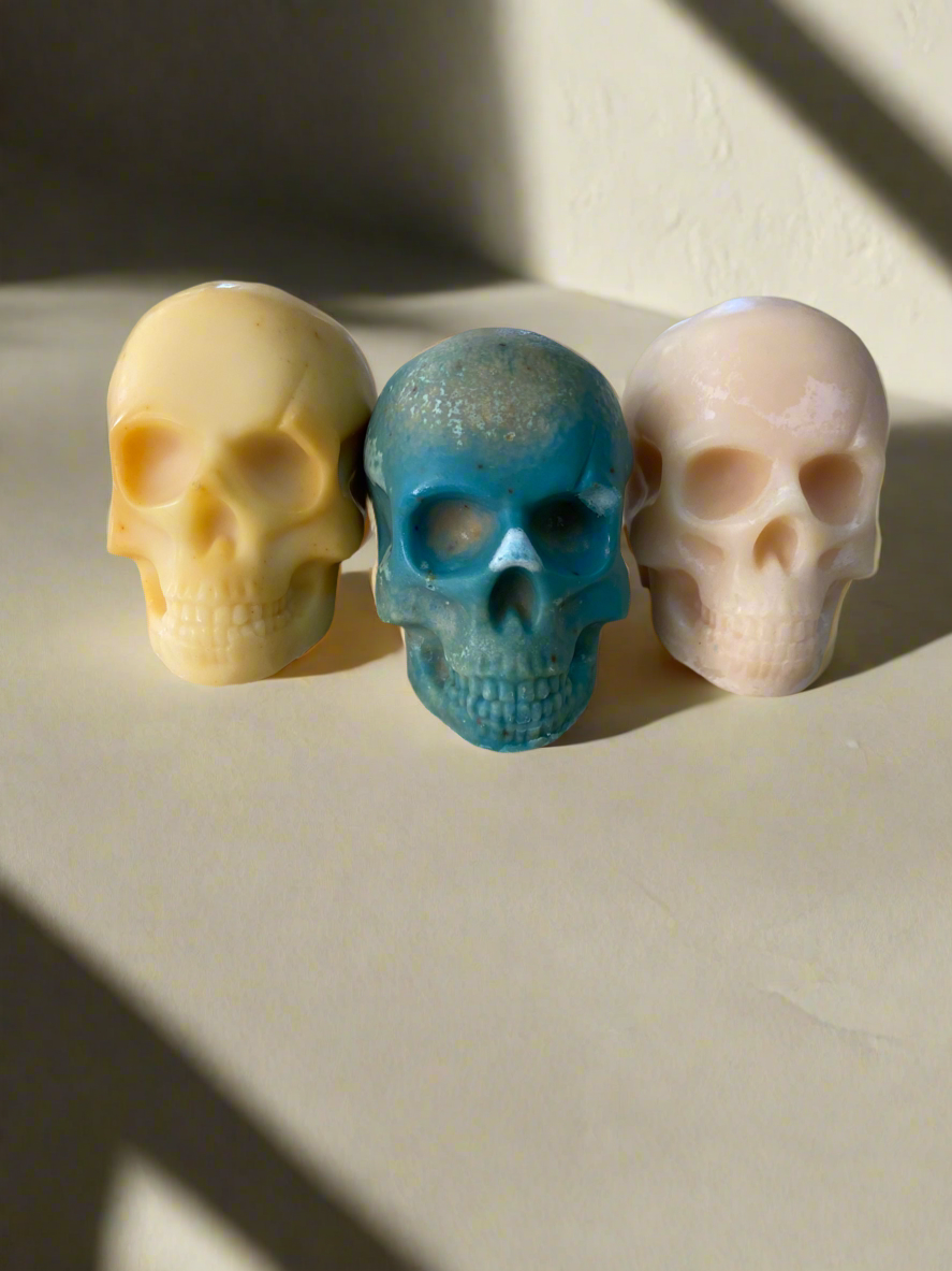 Tallow Soap Skulls with Essential Oils