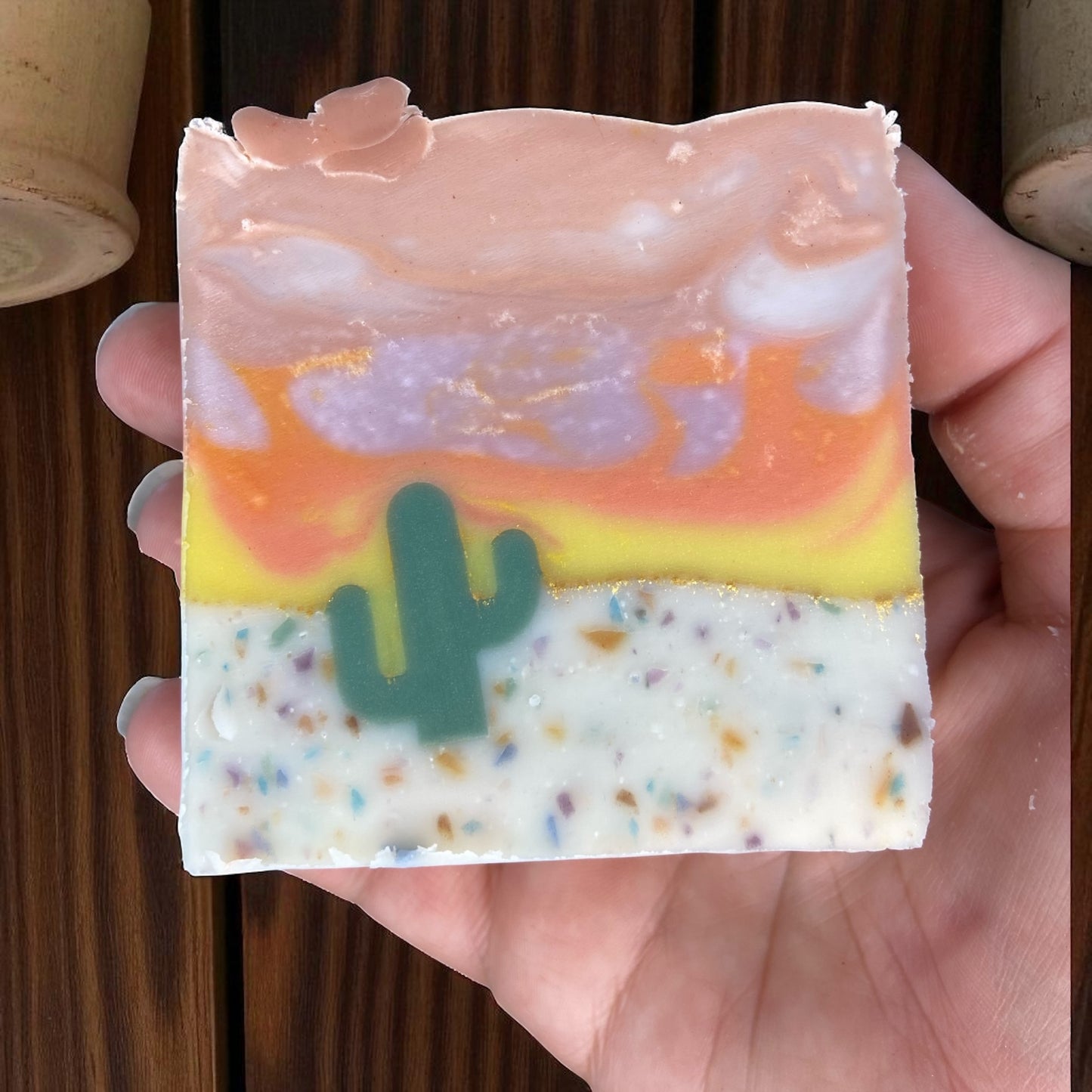 succulents of the month club Soap of the Month Club Arizona Themed Soap with Cactus and Succulents – yellow-lark-soap-co
