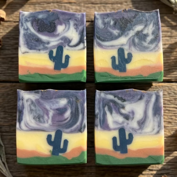Stormy Desert Lavender & Patchouli Tallow Soap
