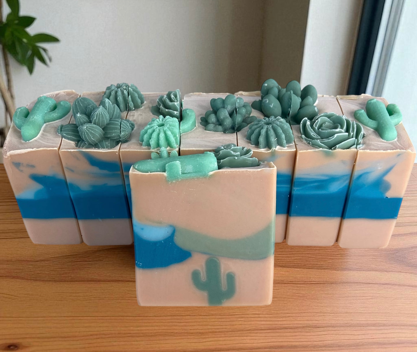 Cactus Breeze Arizona Themed Tallow Soap with Essential Oils