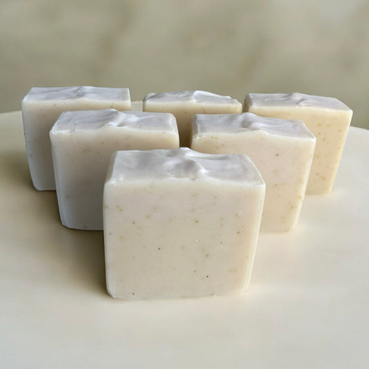 Marshmallow Root Infused All Natural Tallow Soap with a light Essential Oil Blend