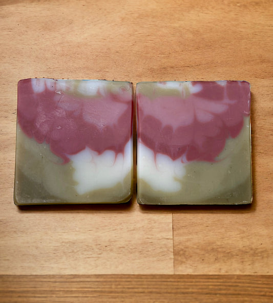 Buttermilk, Moringa, & Pink Clay All Natural Soap with Essential Oils