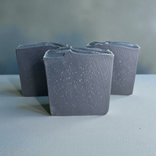 Activated Charcoal Tallow Soap with Cedarwood & Sandalwood Essential Oils