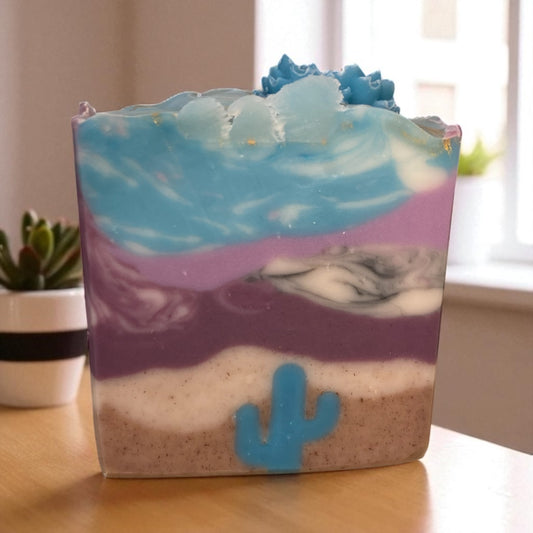 Lavender Canyon Arizona Themed Cactus Soap with Essential Oils