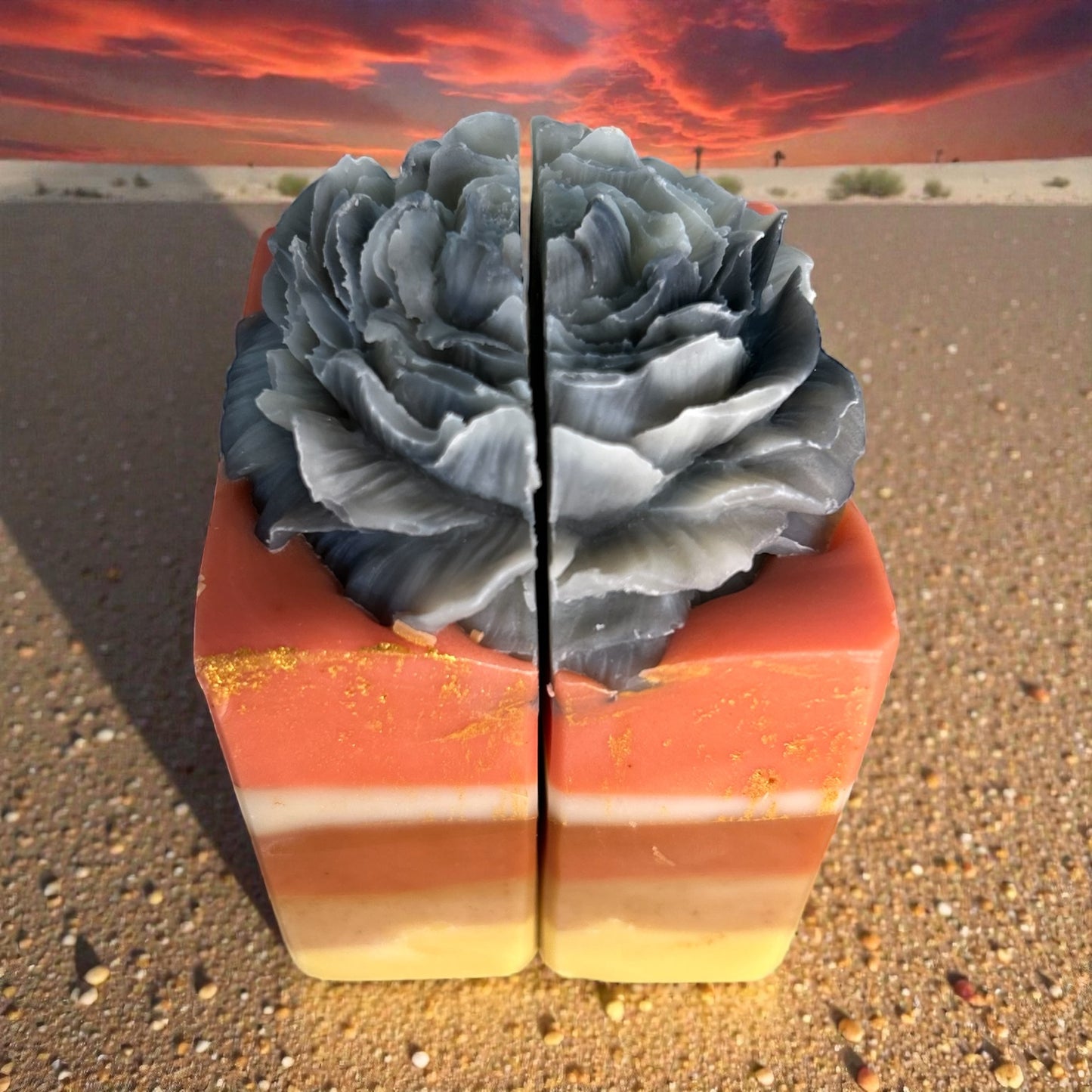 🌵 Red Dawn – Artisan Arizona Desert Themed Soap with Peppermint • Lavender • Eucalyptus • Lemon • Benzoin Essential Oils