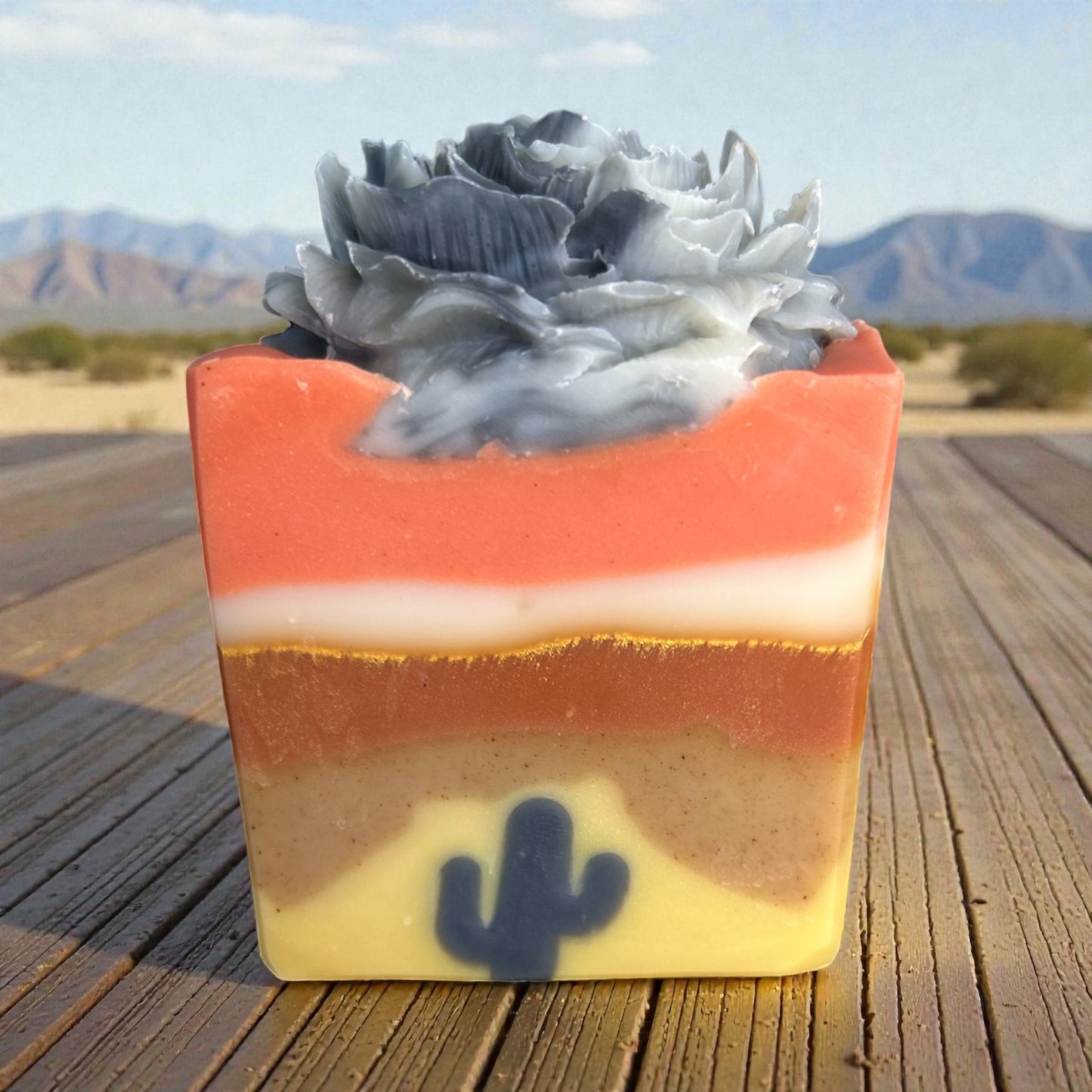 🌵 Red Dawn – Artisan Arizona Desert Themed Soap with Peppermint • Lavender • Eucalyptus • Lemon • Benzoin Essential Oils