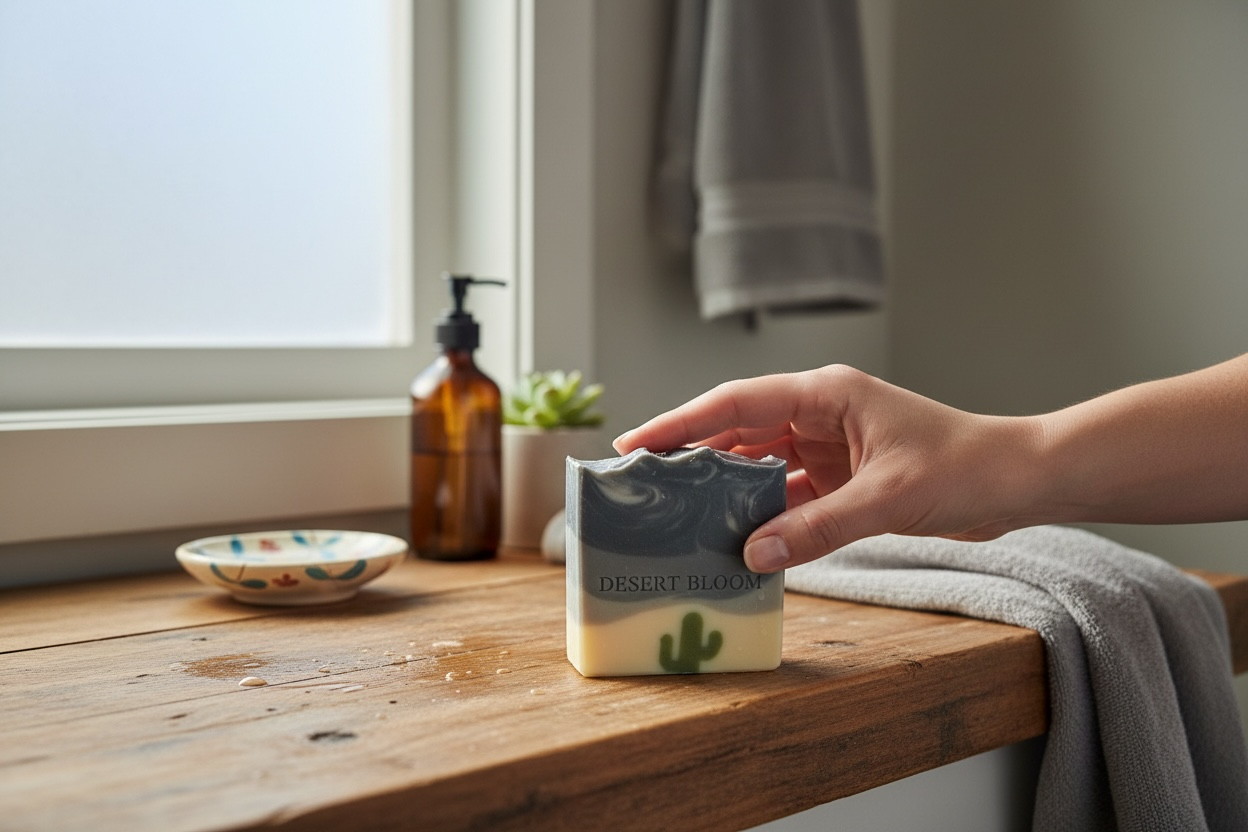 🌑 New Moon – Arizona Themed Tallow Soap with Lavender, Anise & Litsea Essential Oils