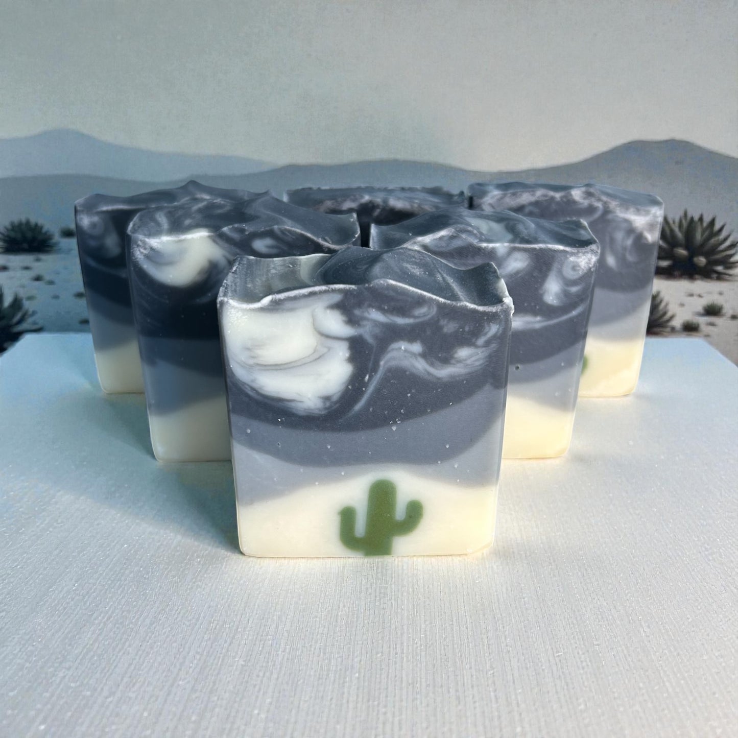 🌑 New Moon – Arizona Themed Tallow Soap with Lavender, Anise & Litsea Essential Oils