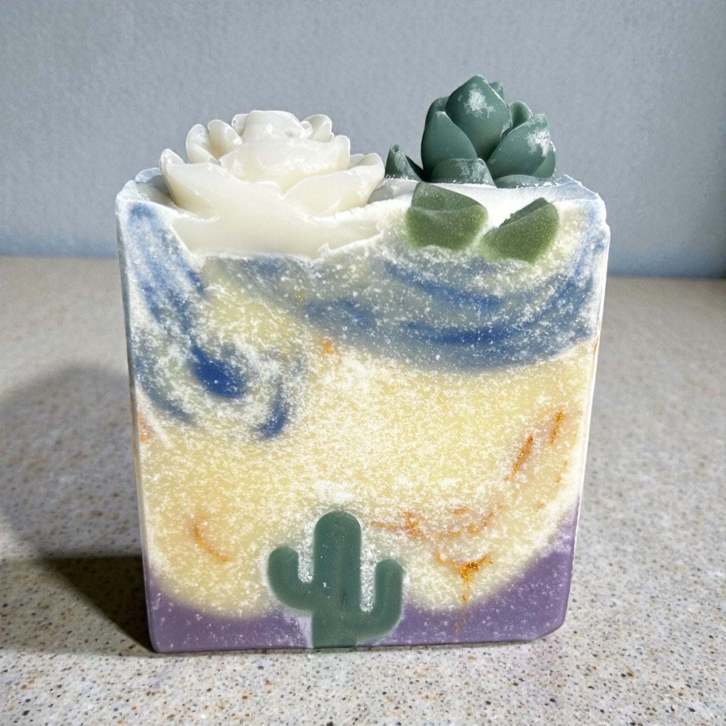 Arizona Desert Tallow Soap with Cedar wood, Frankincense, Geranium, and Lemongrass Essential Oils