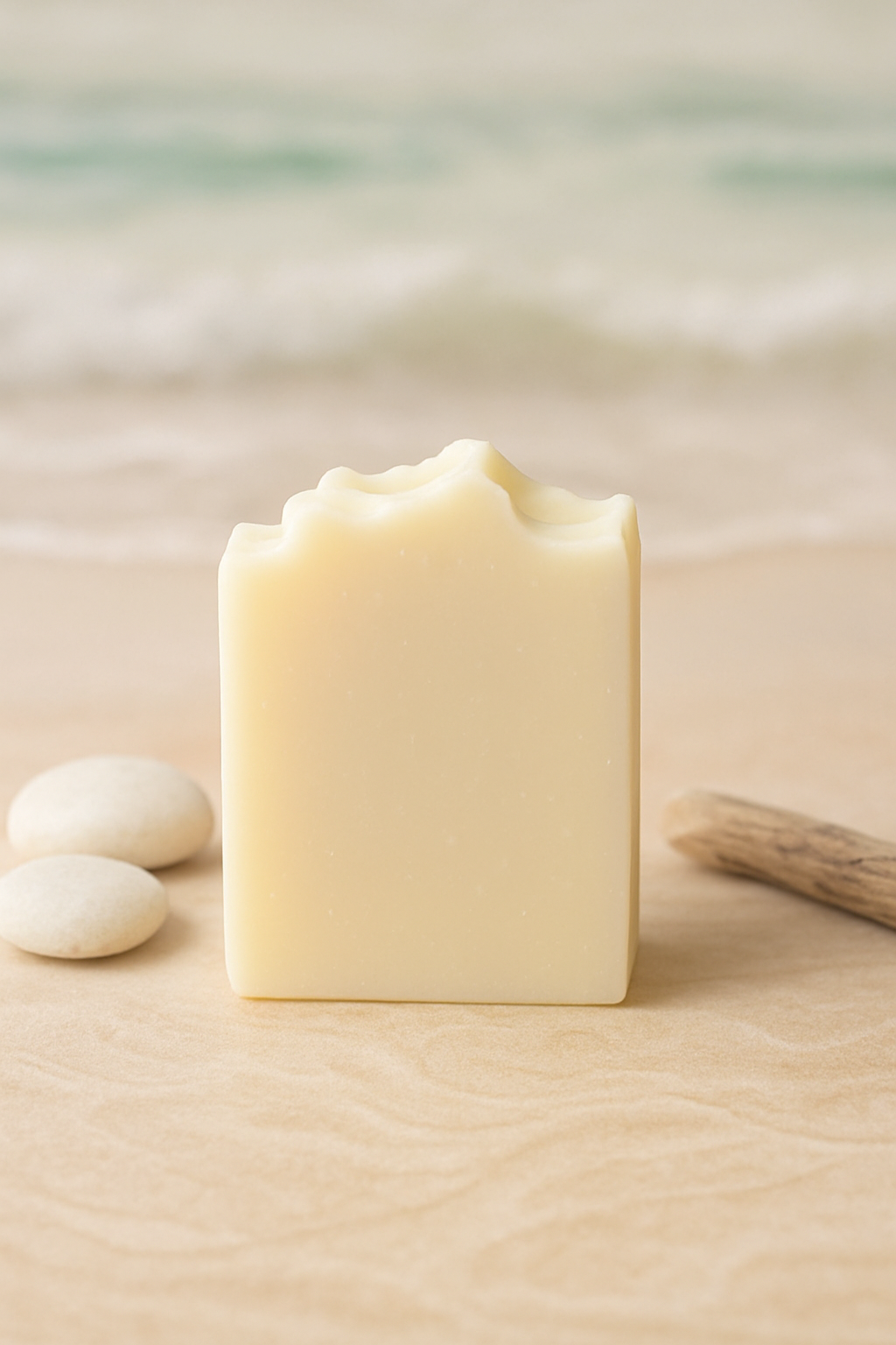 Ocean Salt Water & Tallow Soap with an Essential Oil Blend (Anise, Mint, Lavender, Geranium)