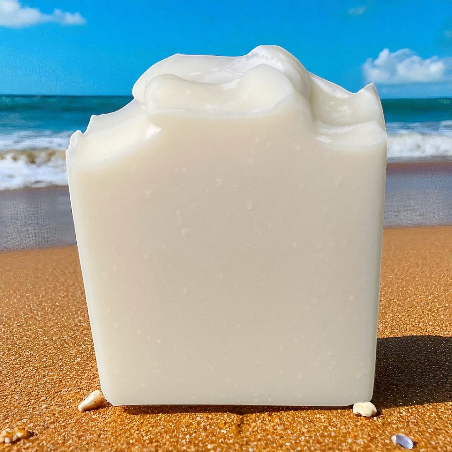 Ocean Salt Water & Tallow Soap with an Essential Oil Blend (Anise, Mint, Lavender, Geranium)