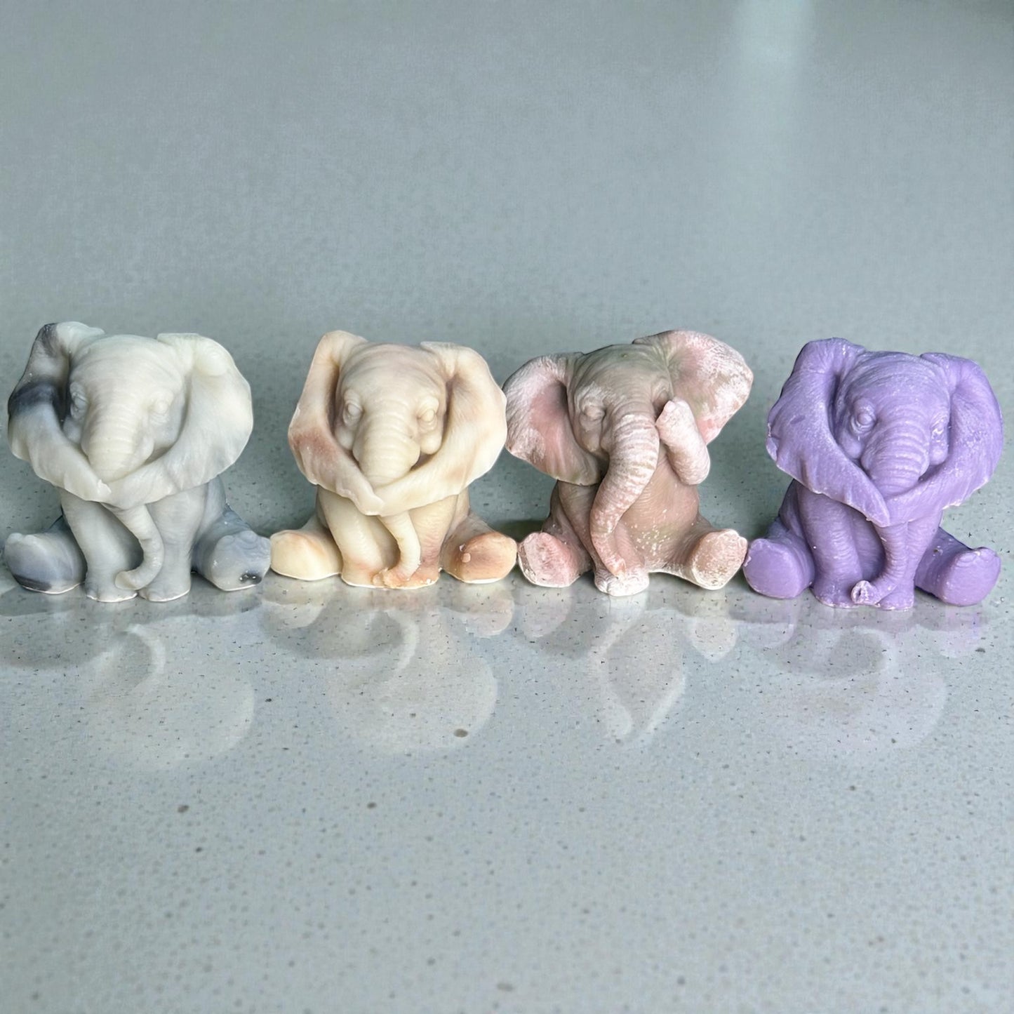 🐘 Elephant Shaped Artisan Tallow Soap with Essential Oils