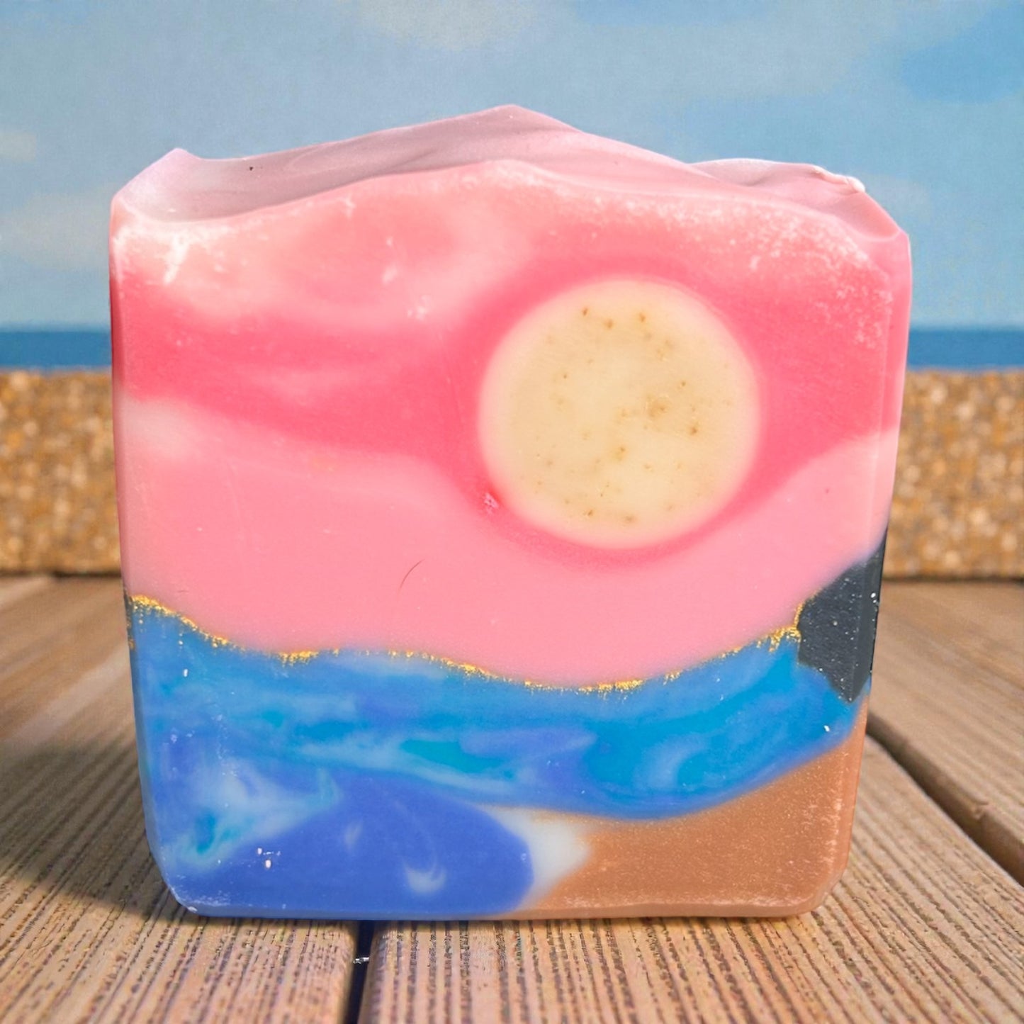Sunset Dreams Ocean Inspired Tallow Soap with Essential Oils
