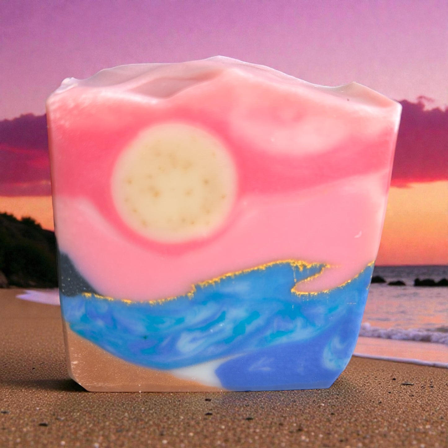 Sunset Dreams Ocean Inspired Tallow Soap with Essential Oils