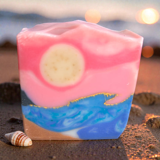Sunset Dreams Ocean Inspired Tallow Soap with Essential Oils