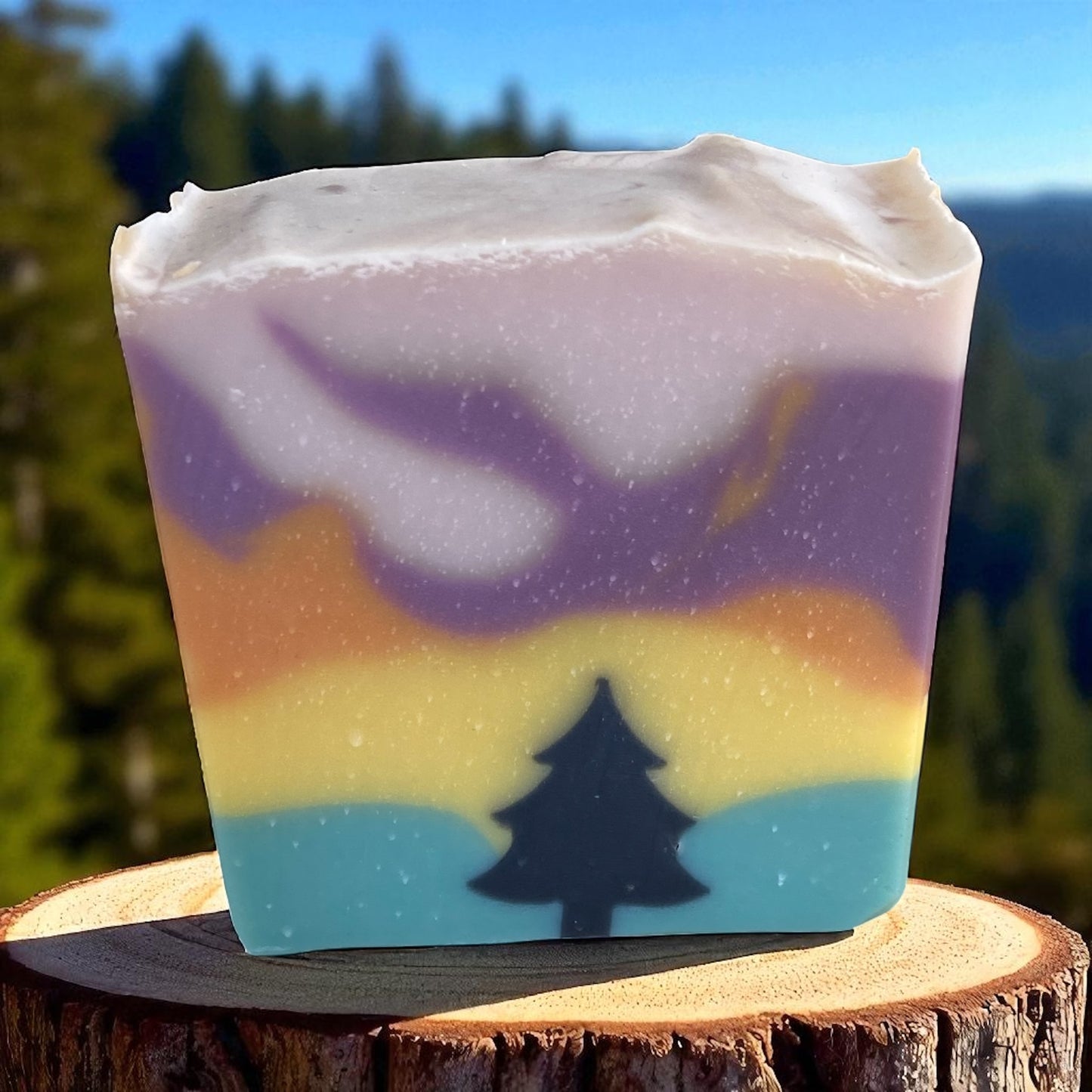 A Walk in the Forest Northern Arizona Themed Tallow Soap with Lavender, Lemongrass, Frankincense & Clove Essential Oils