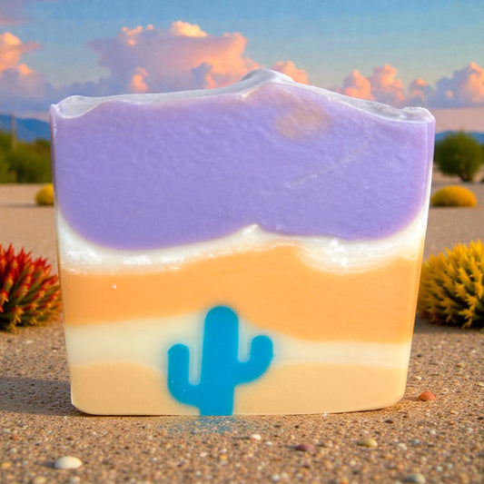 Sunrise in the Sonoran~Arizona Desert Inspired Tallow Soap