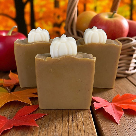Pumpkin Spice Artisan Tallow Soap with Essential Oils