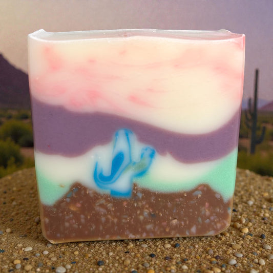Misty Mountain Lavender & Eucalyptus Tallow Soap with Essential Oils
