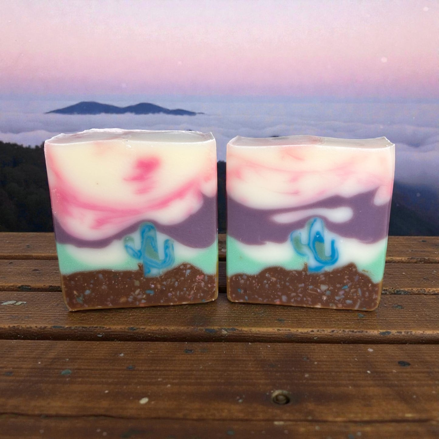 Misty Mountain Lavender & Eucalyptus Tallow Soap with Essential Oils