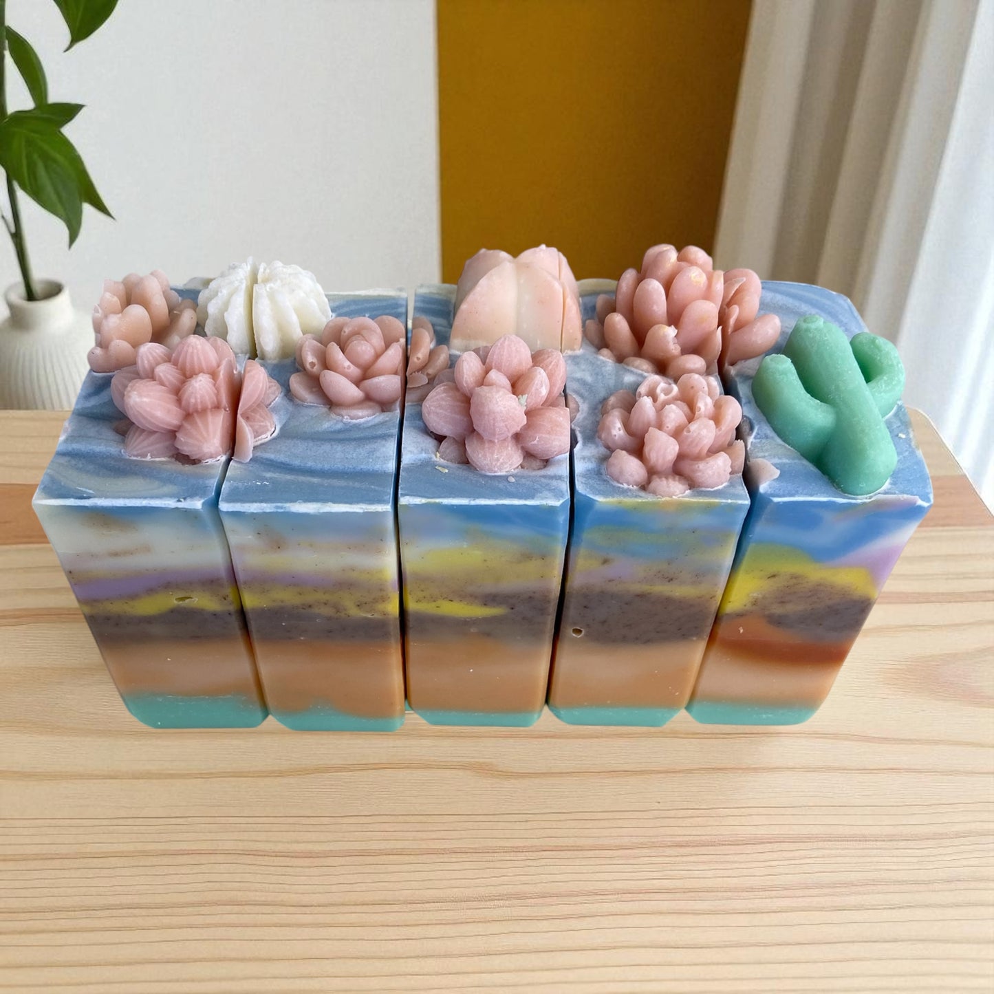 Yellow Lark’s Painted Mesa,  Arizona Themed Tallow Soap with Essential Oils