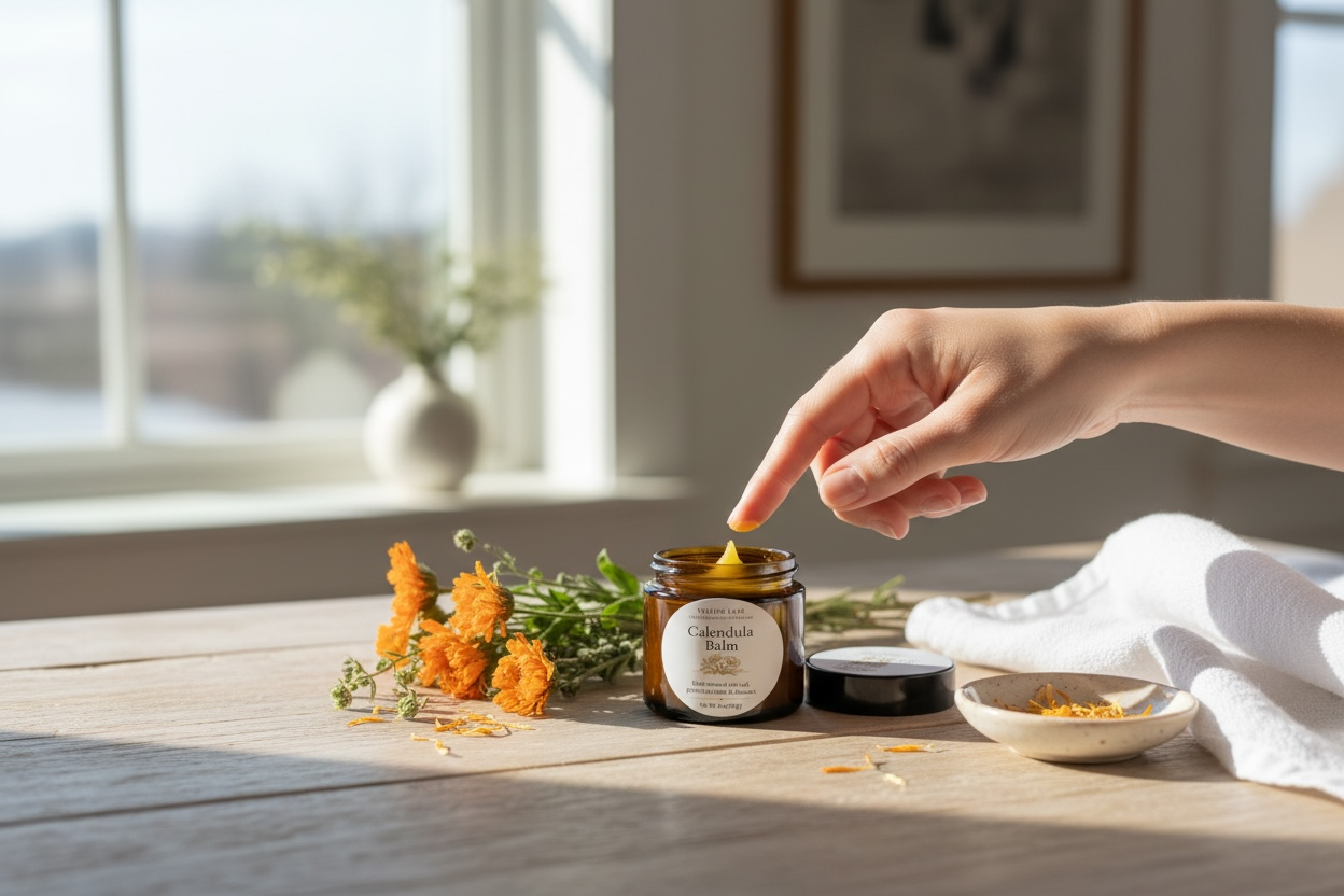 🌼 Calendula Balm Herb-Infused Skincare