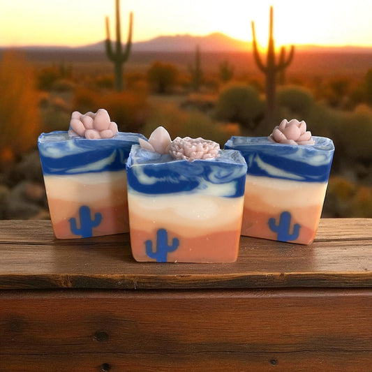 Sunset Dreams Handmade Tallow Soap with Essential Oils