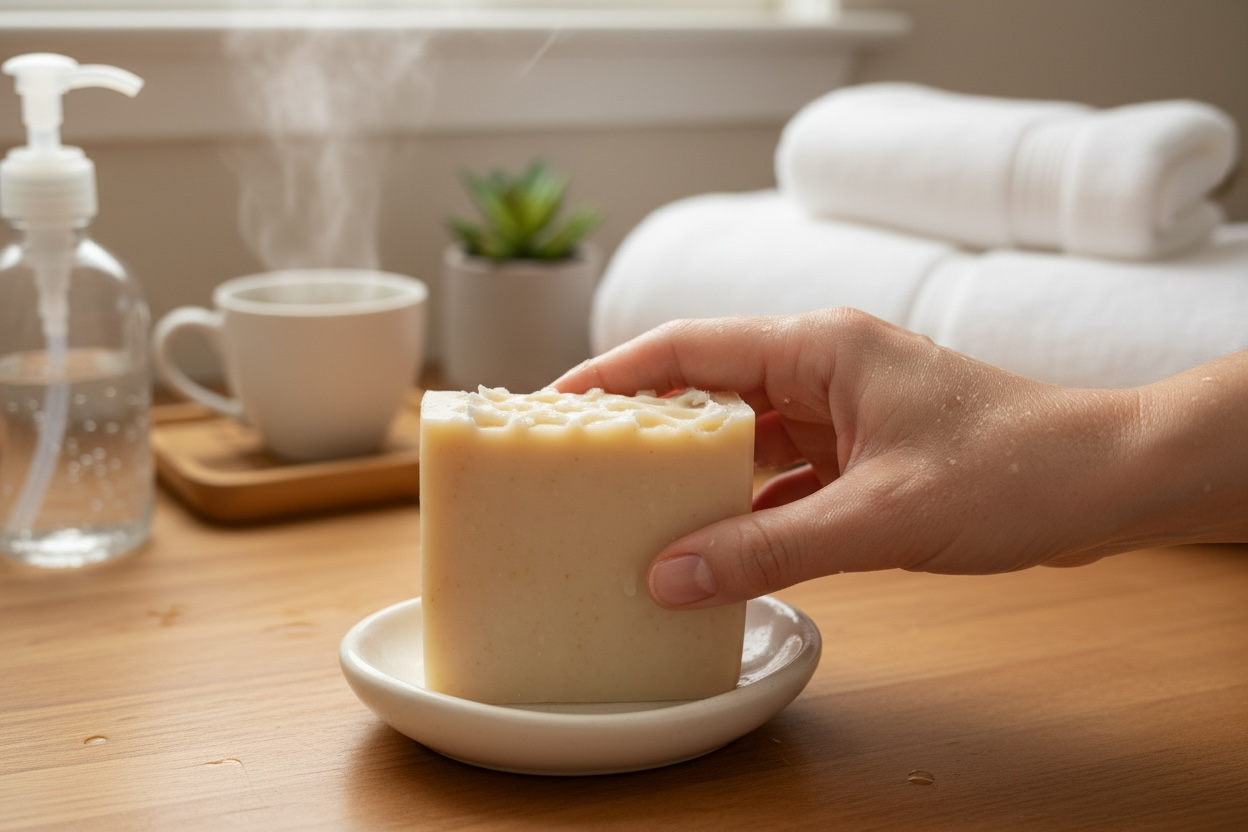 Honey, Oats & Milk UnscentedTallow Soap