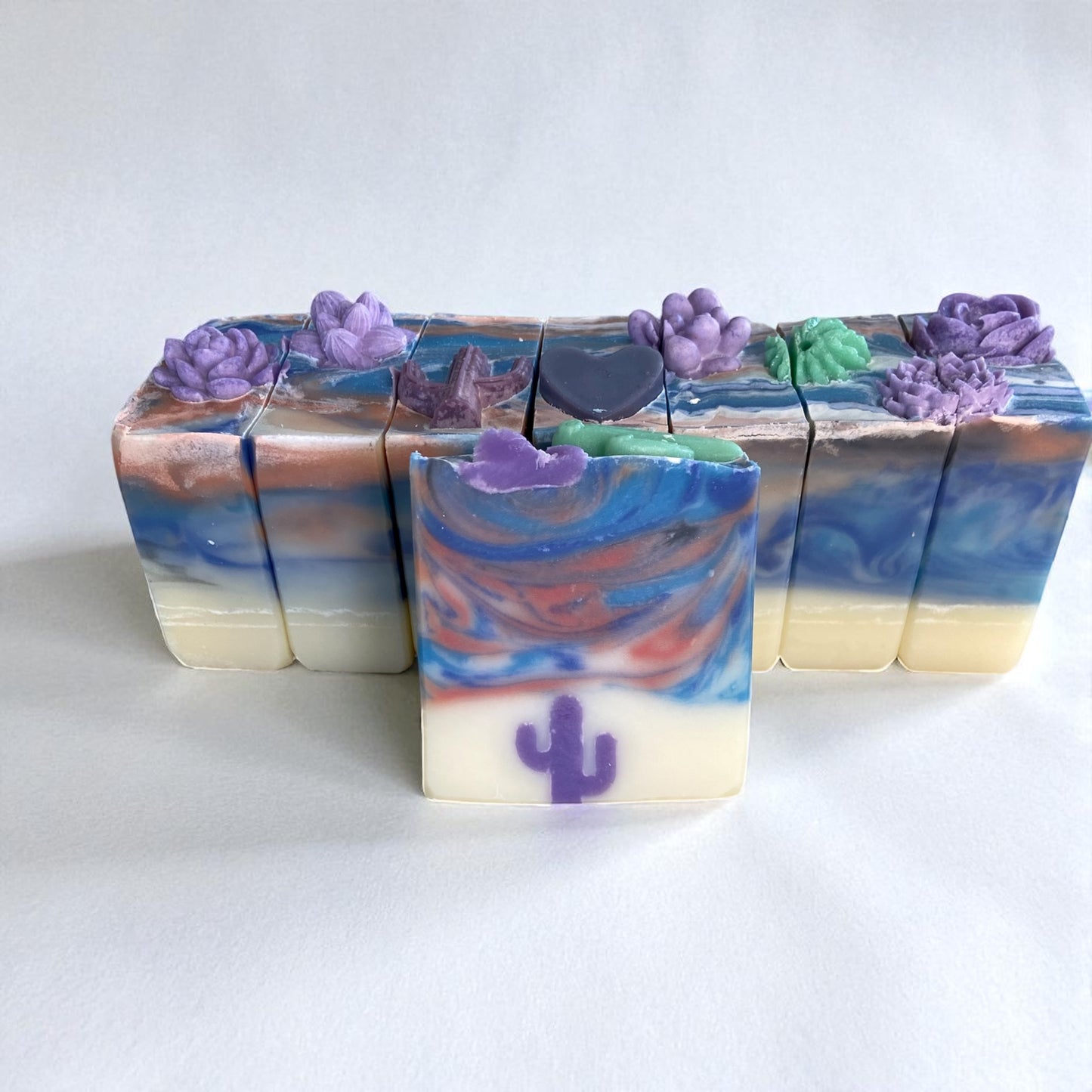 Lavender Sunrise Tallow Soap with Essential Oils