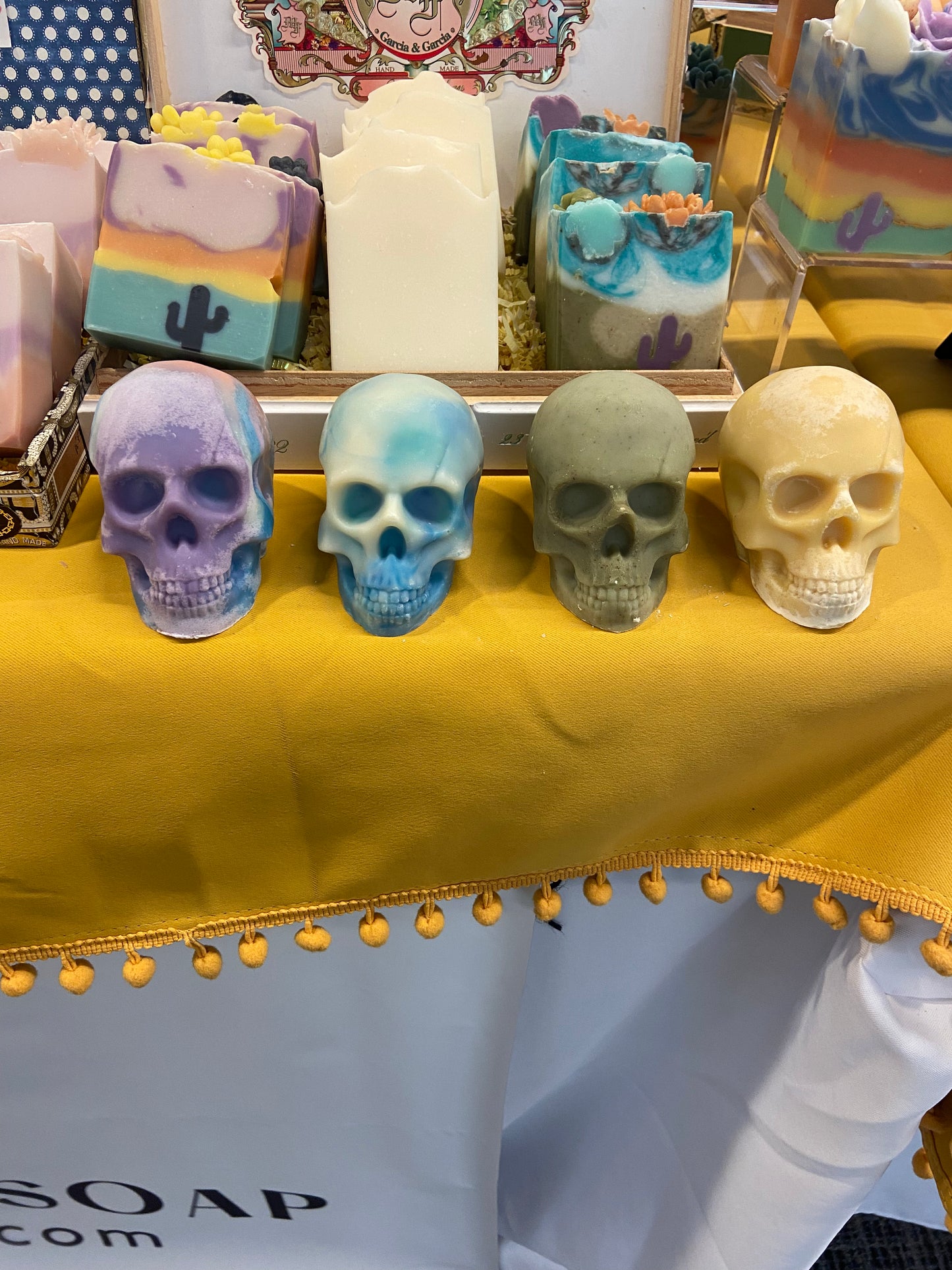 Tallow Soap Skulls with Essential Oils