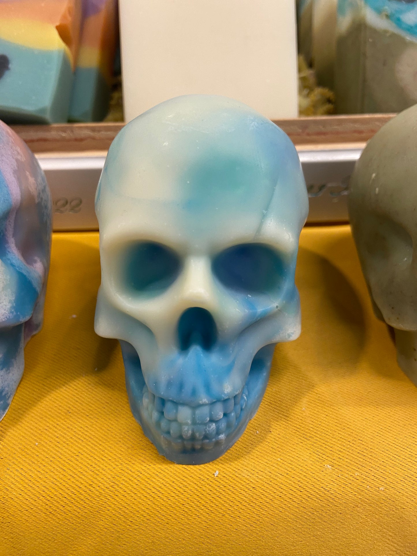 Tallow Soap Skulls with Essential Oils