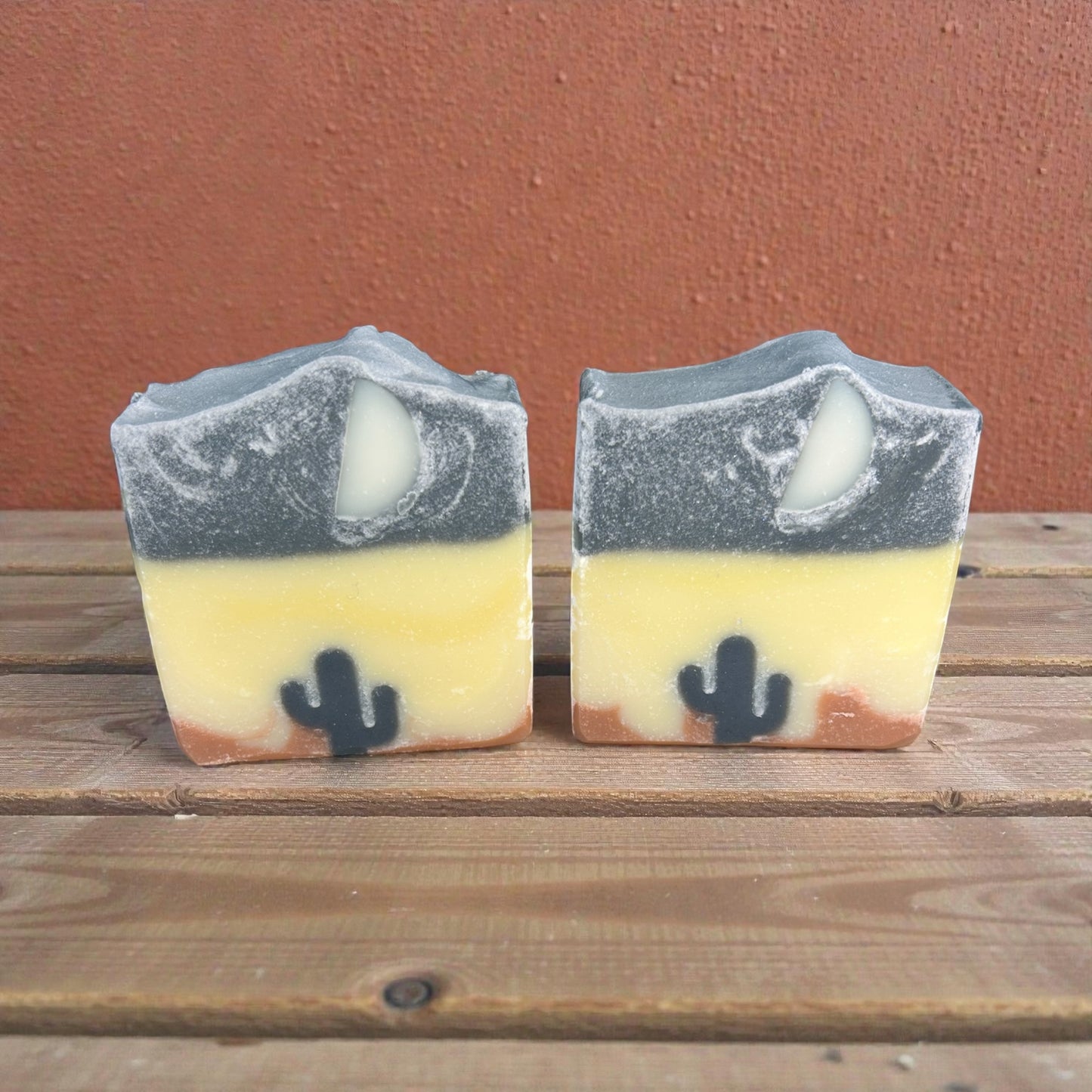 Mystical Moonrise Arizona Themed Tallow Soap with Lemongrass, Frankincense, Cedar wood, & Patchouli  Essential Oils