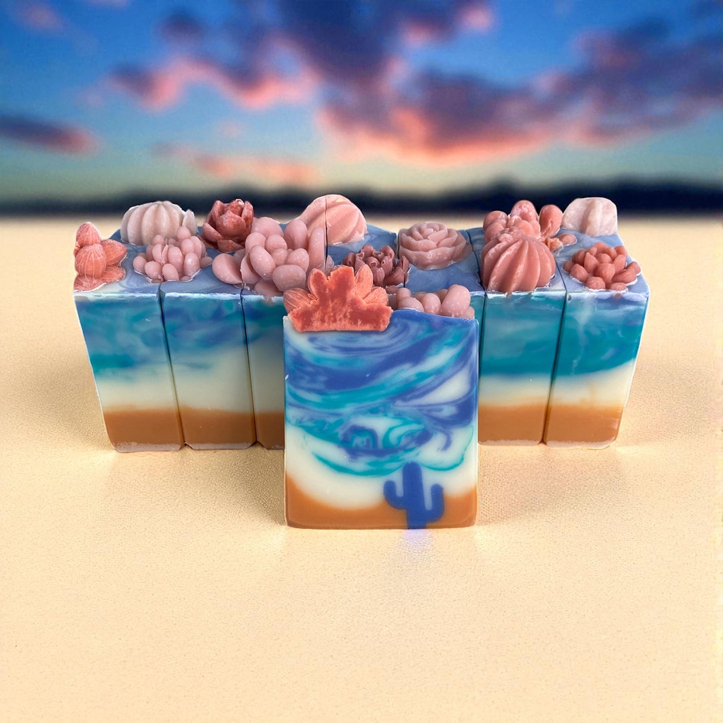 Arizona Desert Morning Sky Tallow Soap with Essential Oils