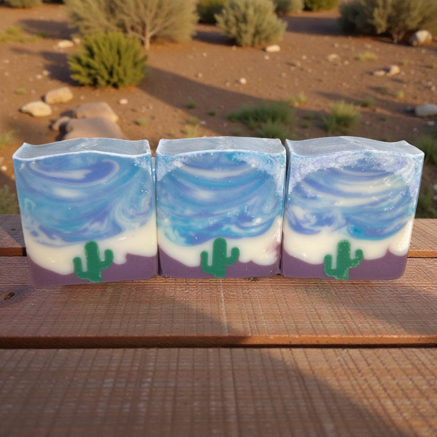 Sonoran Sky – Lavender, Rosemary & Eucalyptus Arizona Themed Tallow Soap