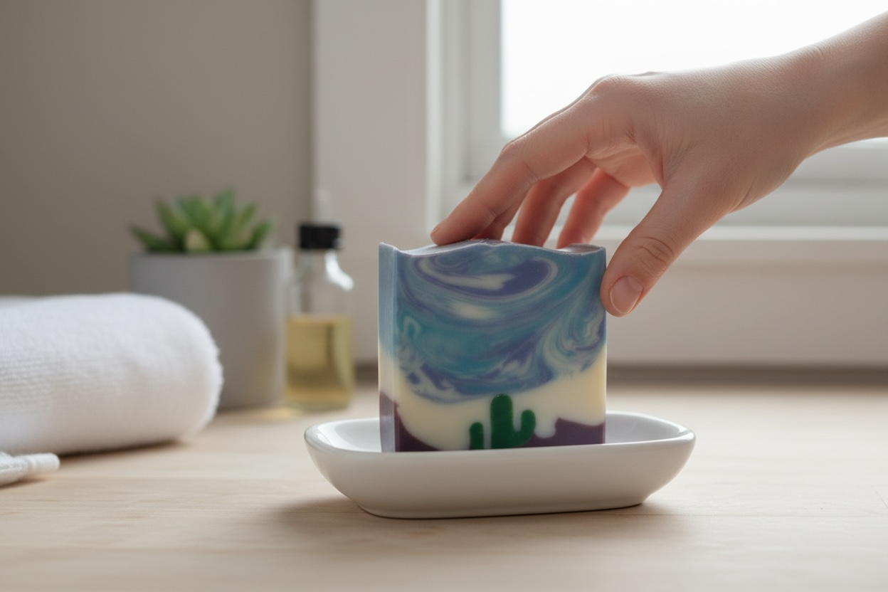 Sonoran Sky – Lavender, Rosemary & Eucalyptus Arizona Themed Tallow Soap