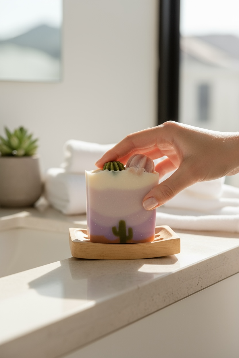 Lavender Sky- Lavender & Peppermint Lard Soap Bars