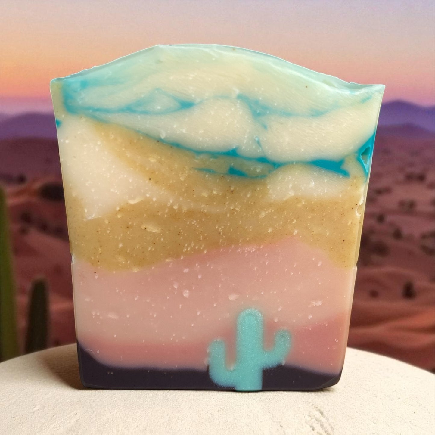 Desert Sunshine Citrus Mint Vegan Soap with Essential Oils